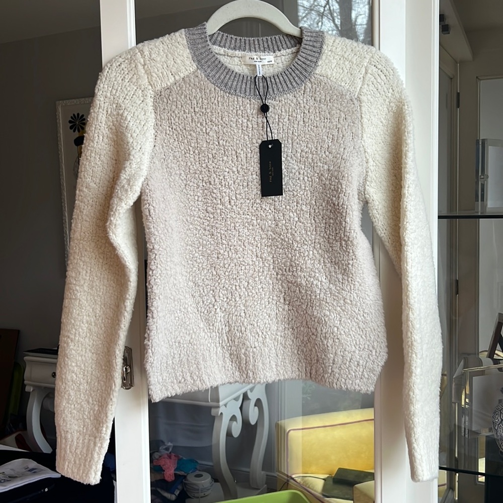 Rag & Bone cozy cream sweater